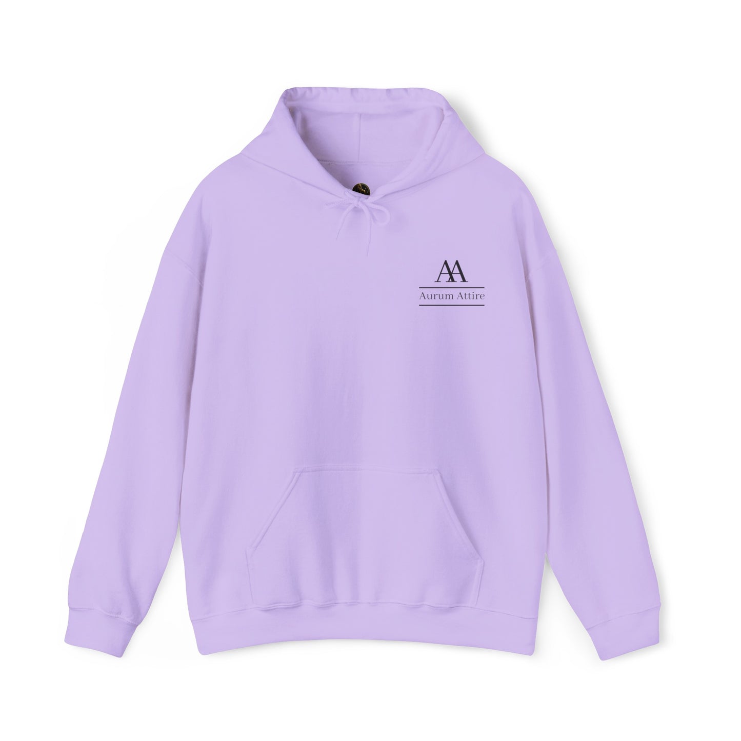 Aurum Attire AA Black Logo Hoodie