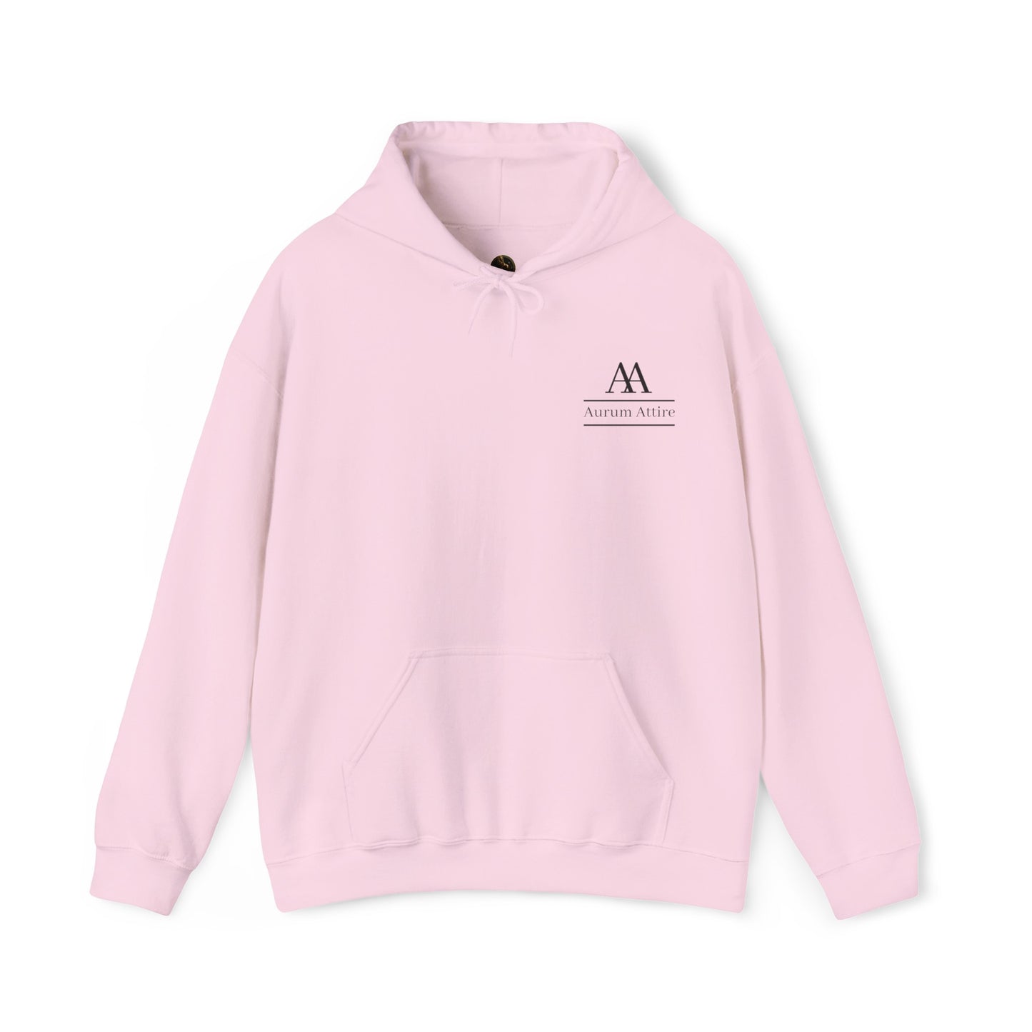 Aurum Attire AA Black Logo Hoodie