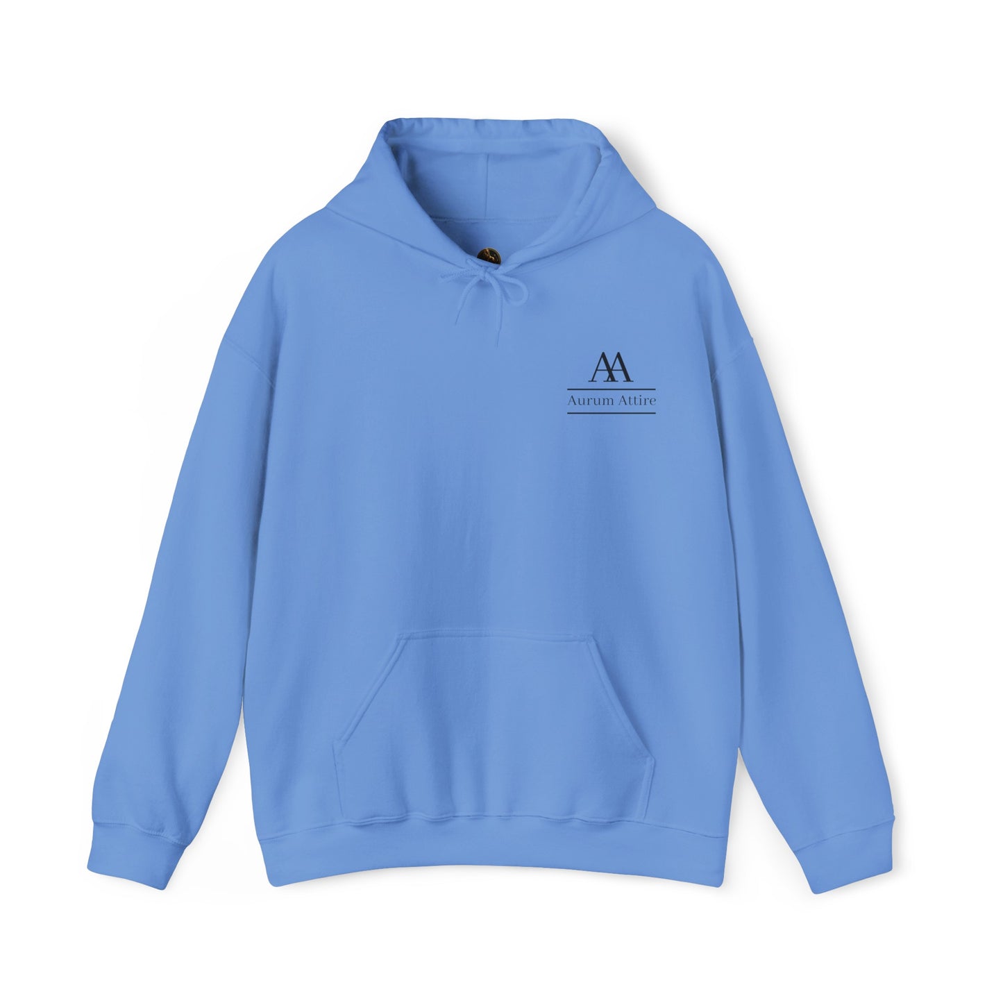 Aurum Attire AA Black Logo Hoodie