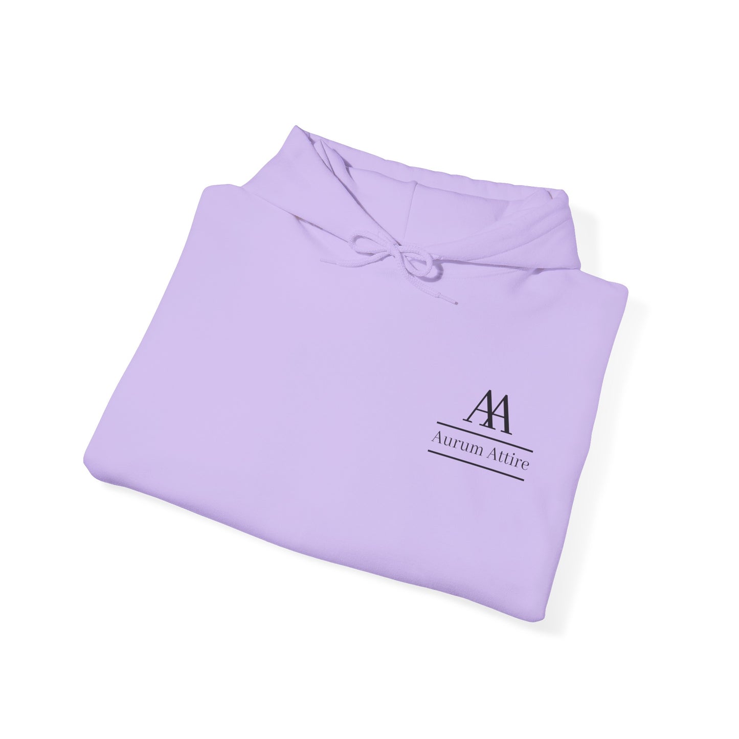 Aurum Attire AA Black Logo Hoodie