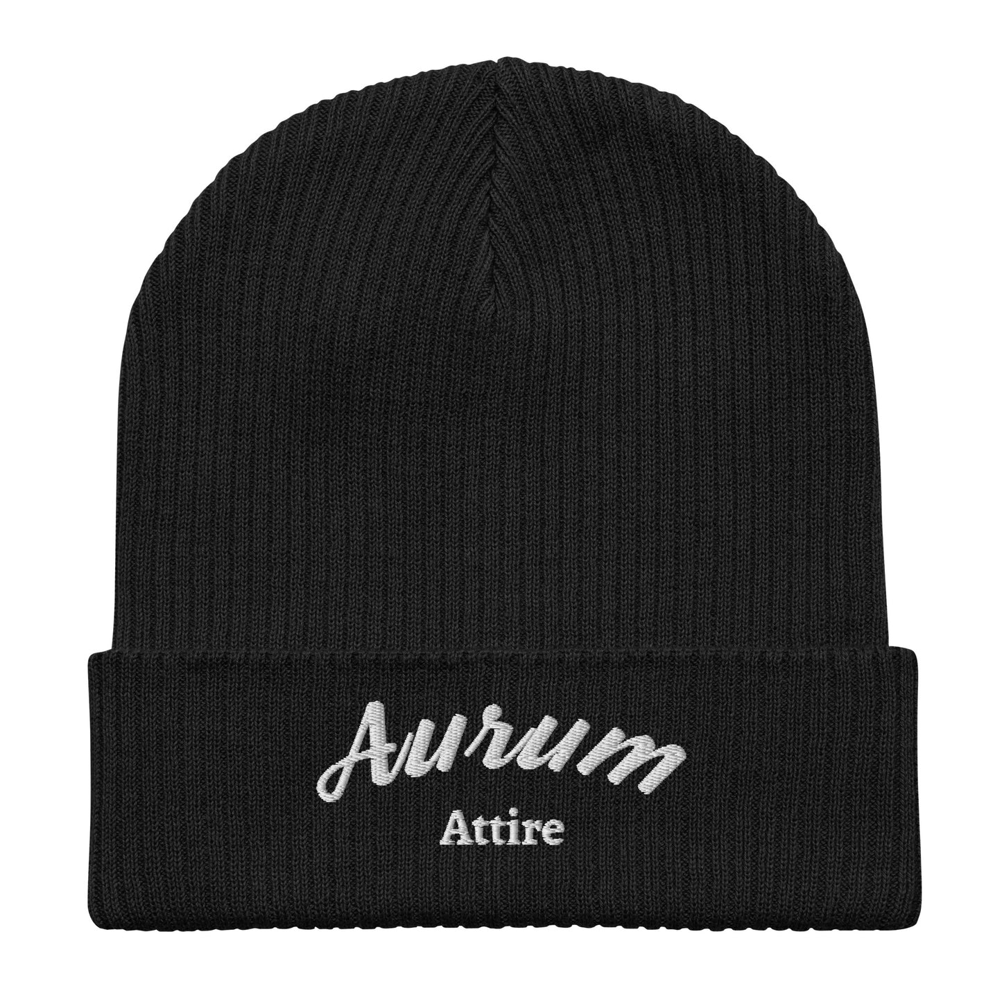 Aurum Attire embroidered beanie
